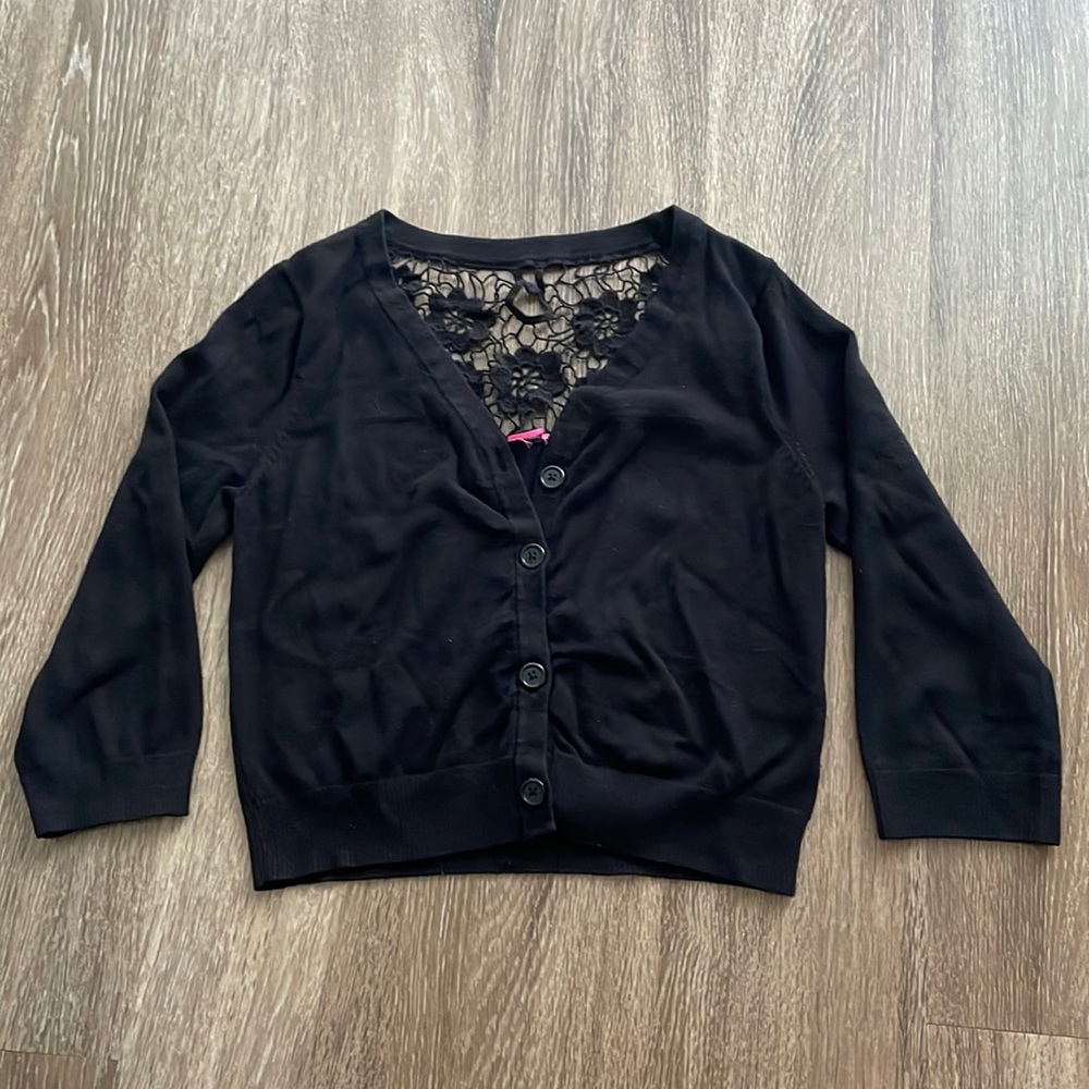 Mini Black Cardigan